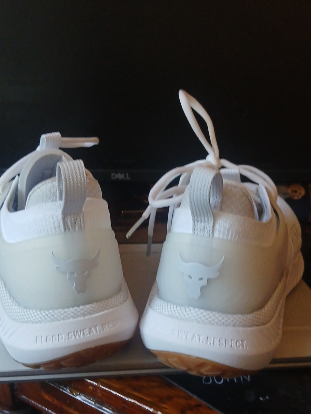 Mens Size 10.5 Under Armour Project Rock Tribase Hovr Athletic Shoes - Picture 3 of 6